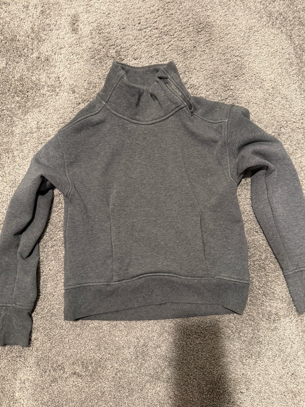 all in motion Gray Funnel Neck Sweatshirt